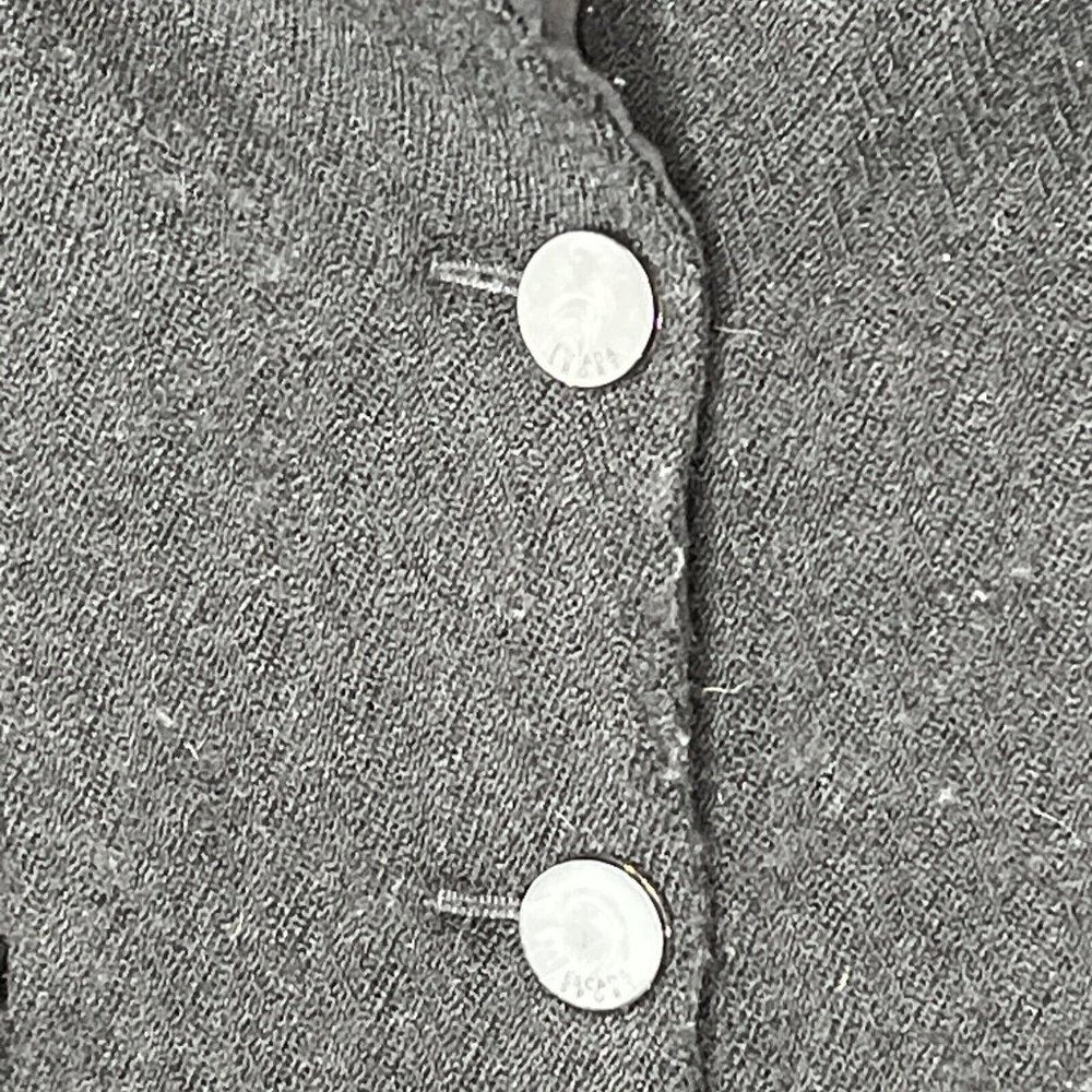 Escada Sport Blazer Womans Size 10/40 Black Virgin Wool 2-Button Velvet Collar - Picture 6 of 16
